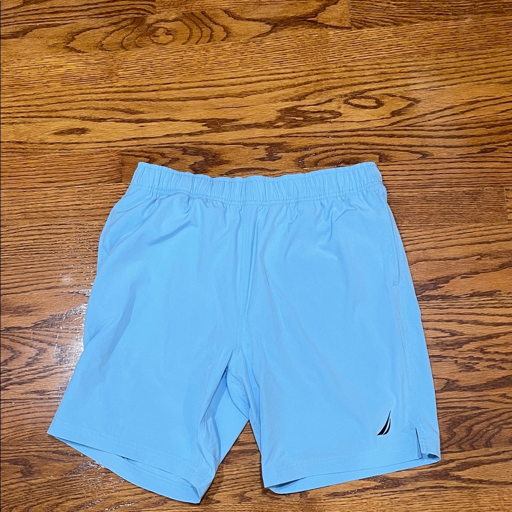 Nautica Sky Blue Athletic swim trunks swimsuit bottom